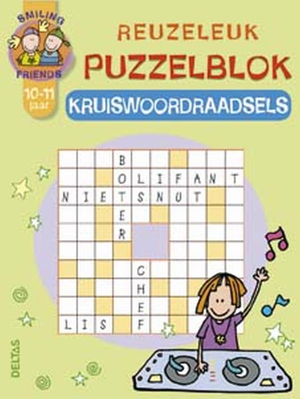 Puzzelblok Kruiswoordraadsels  10 11Jr