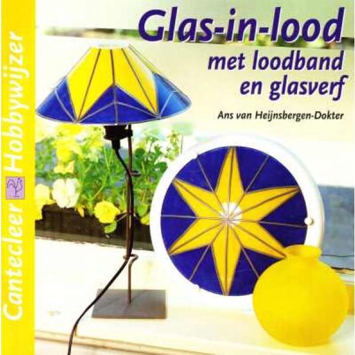 Glas-in-lood met loodband en glasverf