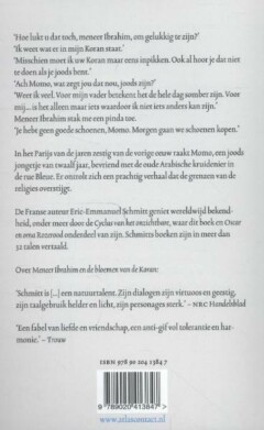 Meneer Ibrahim en de bloemen van de koran / Cyclus van het onzichtbare / 2 Meneer Ibrahim en de bloemen van de koran / Cyclus van het onzichtbare / 2 achterkant