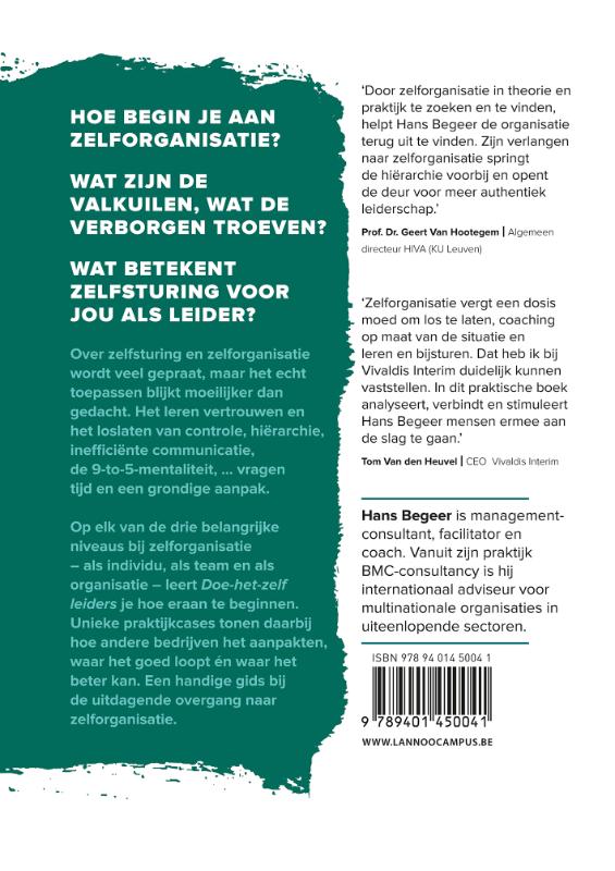 Doe-het-zelf leiders - De hiërarchie voorbij achterkant