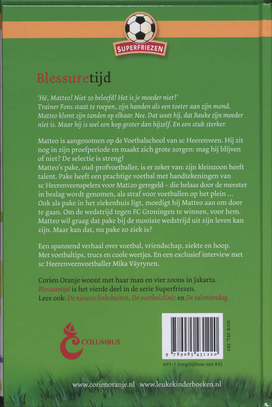 Blessuretijd / Superfriezen achterkant