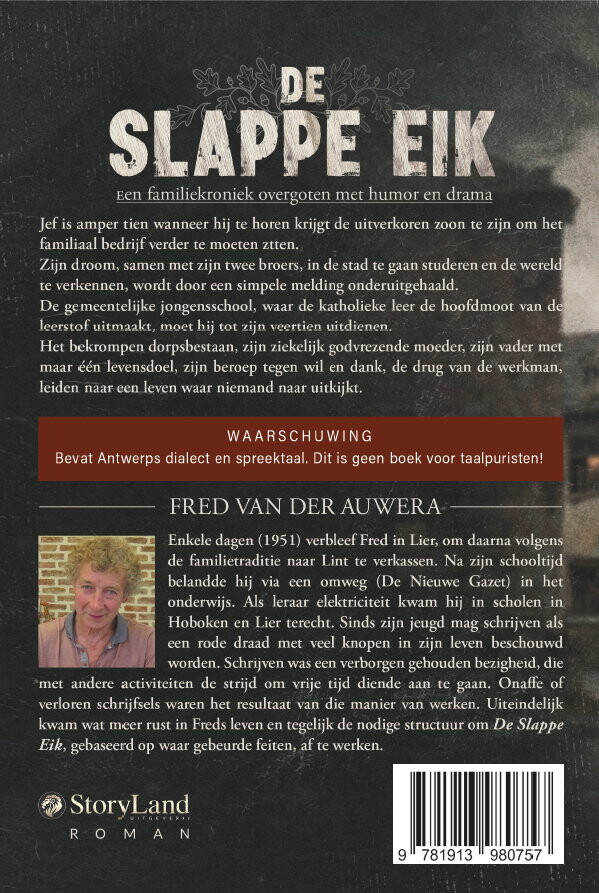 De slappe eik achterkant