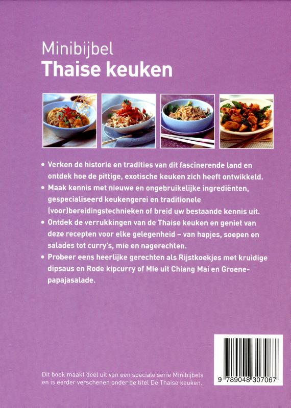 Thaise keuken / Minibijbel Thaise keuken / Minibijbel achterkant