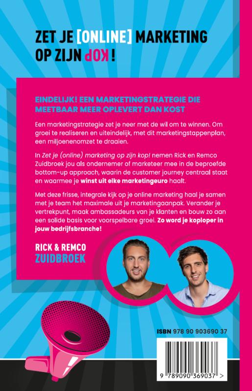 Zet je (online) marketing op zijn kop! achterkant