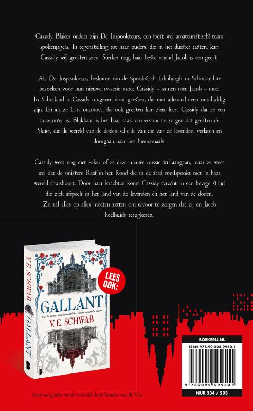 Stad vol geesten / Cassidy Blake / 1 Stad vol geesten / Cassidy Blake / 1 achterkant