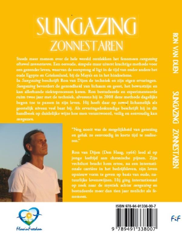 Sungazing zonnestaren achterkant