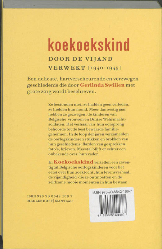 Koekoekskind Koekoekskind achterkant