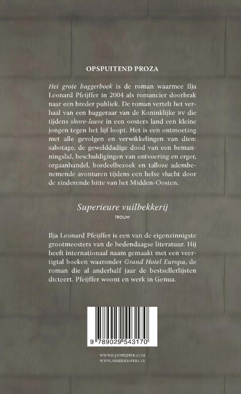 Het grote baggerboek achterkant