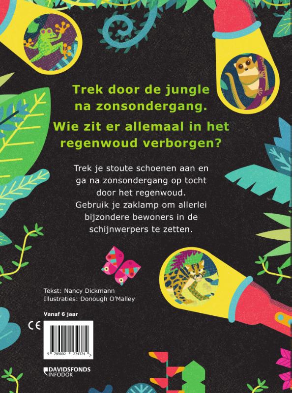 Jungle / Groot gluurboek achterkant
