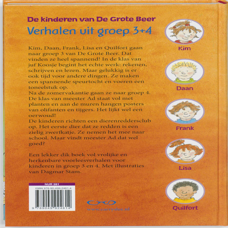 De kinderen van De Grote Beer / Verhalen uit groep 3 + 4 / De kinderen van De grote beer achterkant