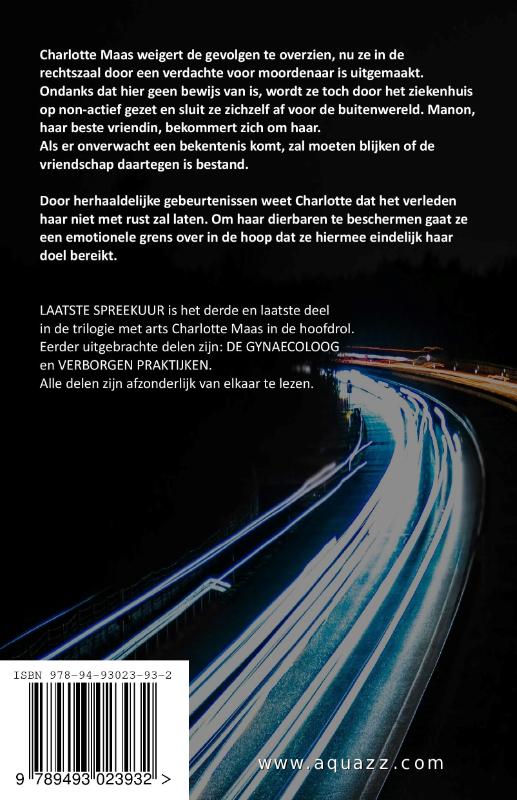 Laatste spreekuur / Charlotte Maas fertiliteitsarts / 3 achterkant