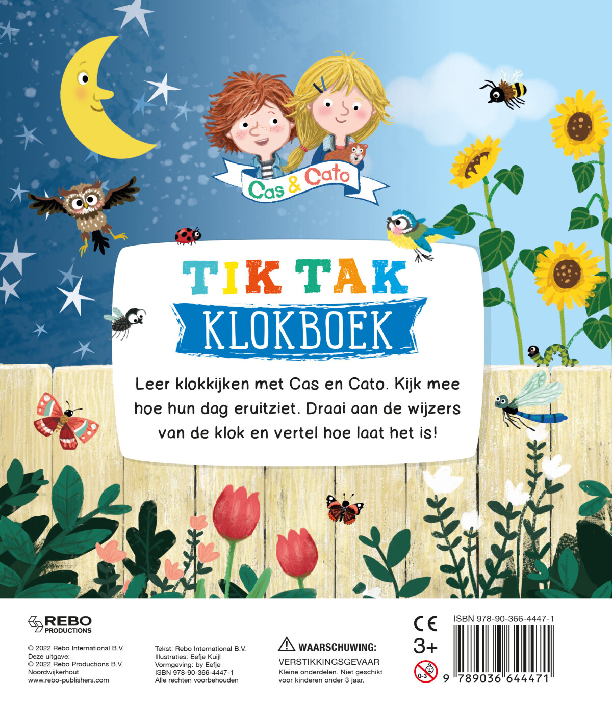 Tik tak klokboek / Cas & Cato achterkant
