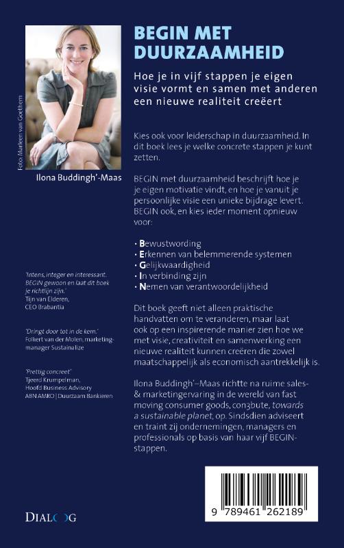 Begin met duurzaamheid achterkant
