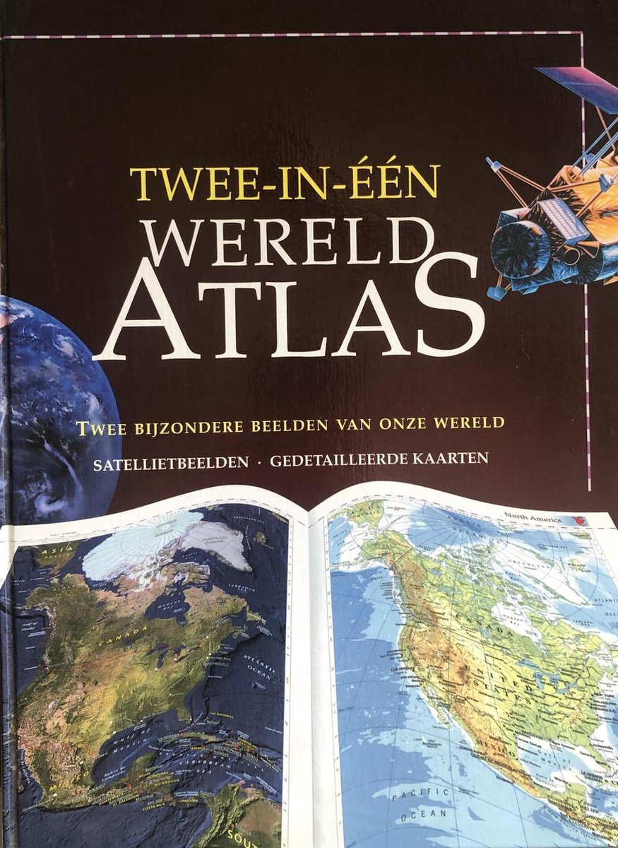 Twee-In-Een Wereld Atlas