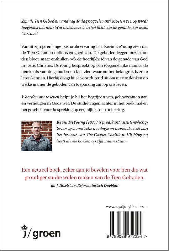 Woorden om te leven achterkant