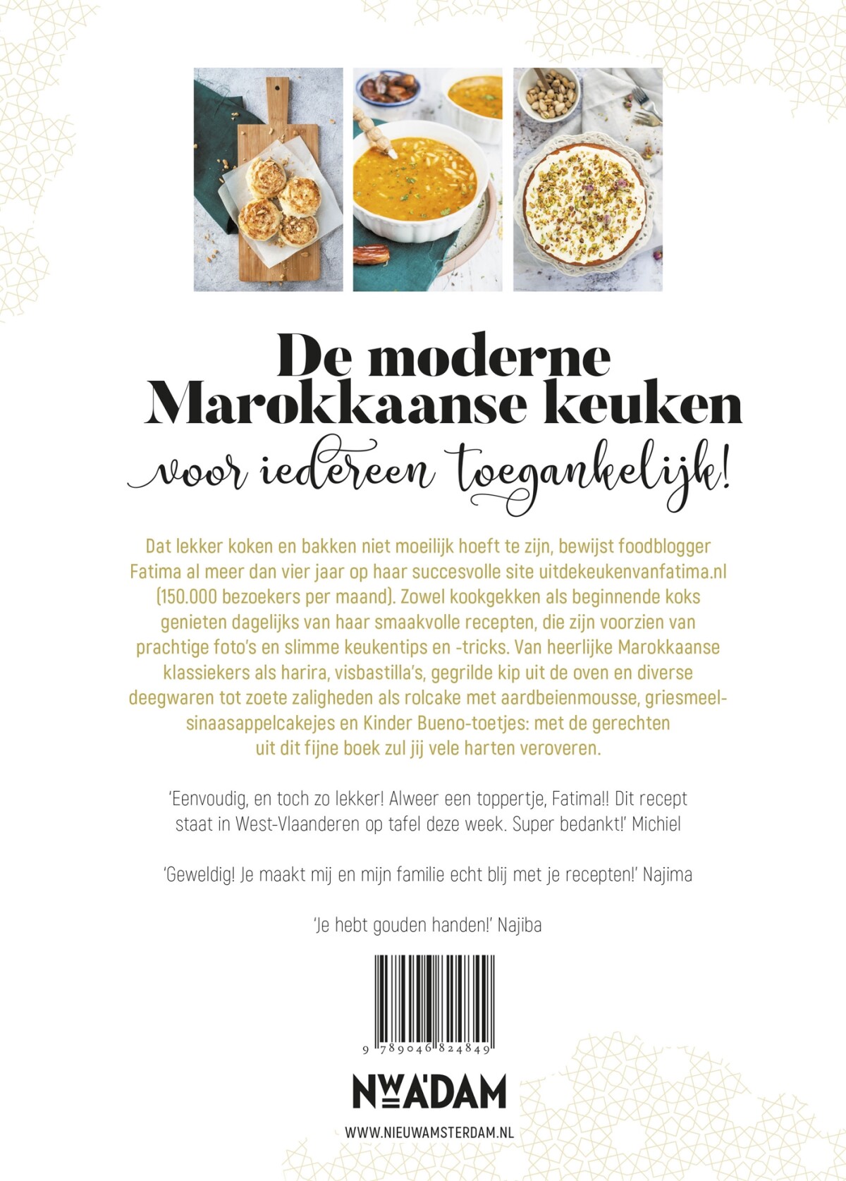 Uit de keuken van Fatima Uit de keuken van Fatima achterkant