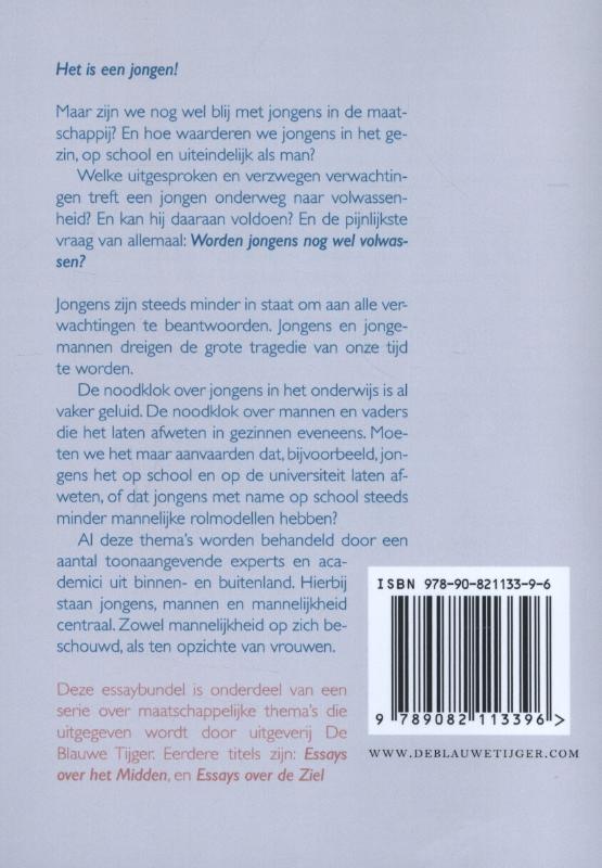 Blauwetijgerreeks 3 -   Essays over Mars achterkant