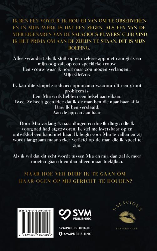 Ogen op mij / Salacious Players' Club / 2 achterkant