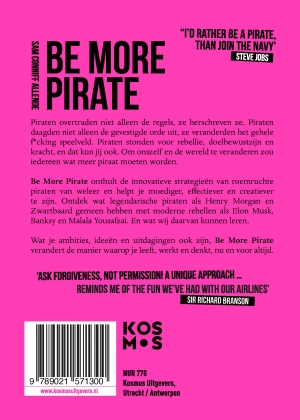 Be More Pirate achterkant
