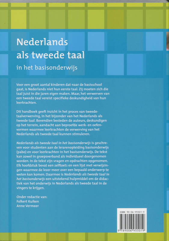 Nederlands Als Tweede Taal In Het Basisonderwijs achterkant