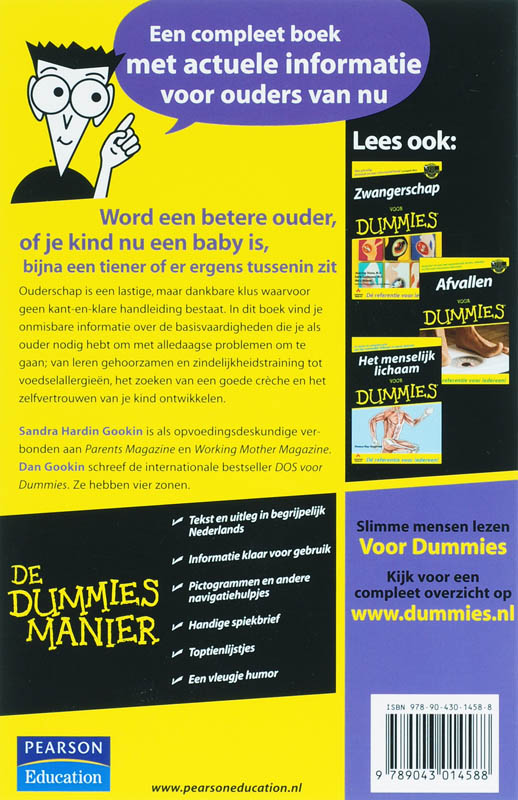 Ouderschap Voor Dummies achterkant