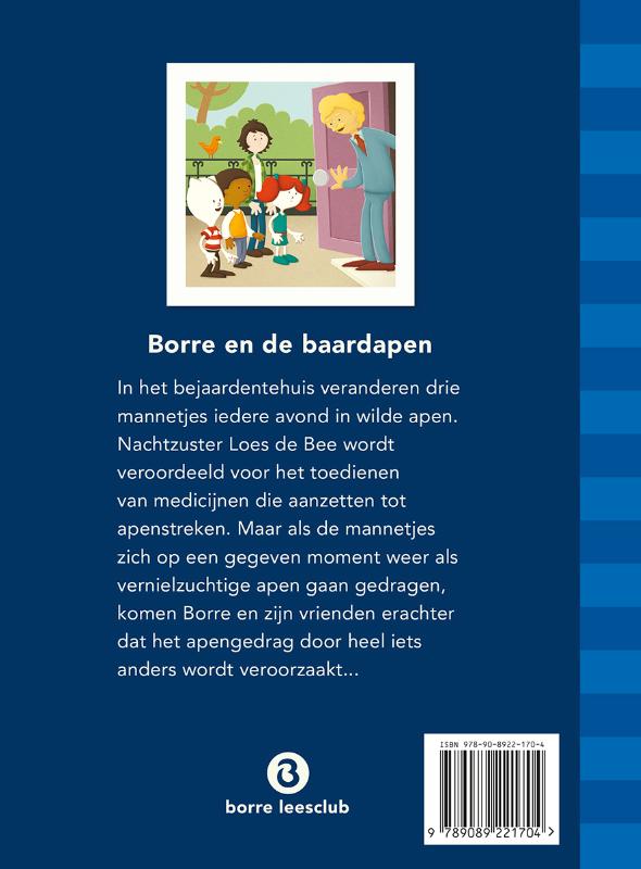 Borre en de baardapen / De Gestreepte Boekjes achterkant