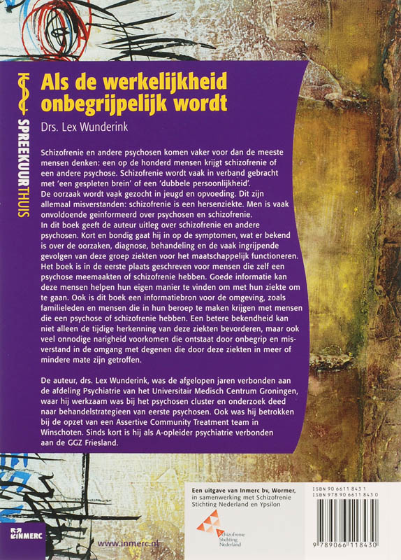 Als de werkelijkheid onbegrijpelijk wordt / Spreekuur thuis Als de werkelijkheid onbegrijpelijk wordt / Spreekuur thuis achterkant