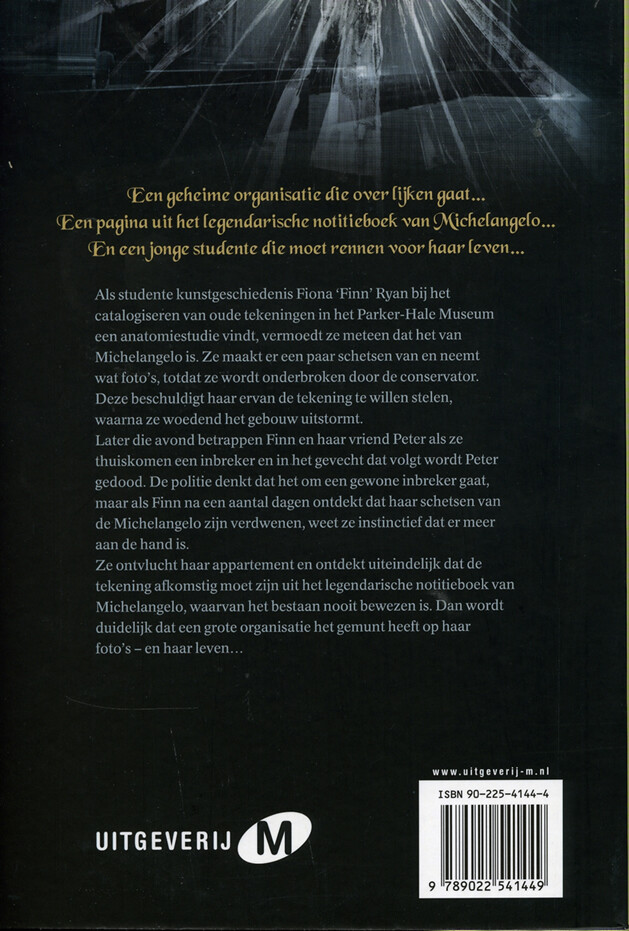 Het Michelangelo Mysterie achterkant