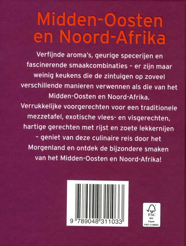 Midden-Oosten en Noord-Afrika / Mini kookboekjes achterkant