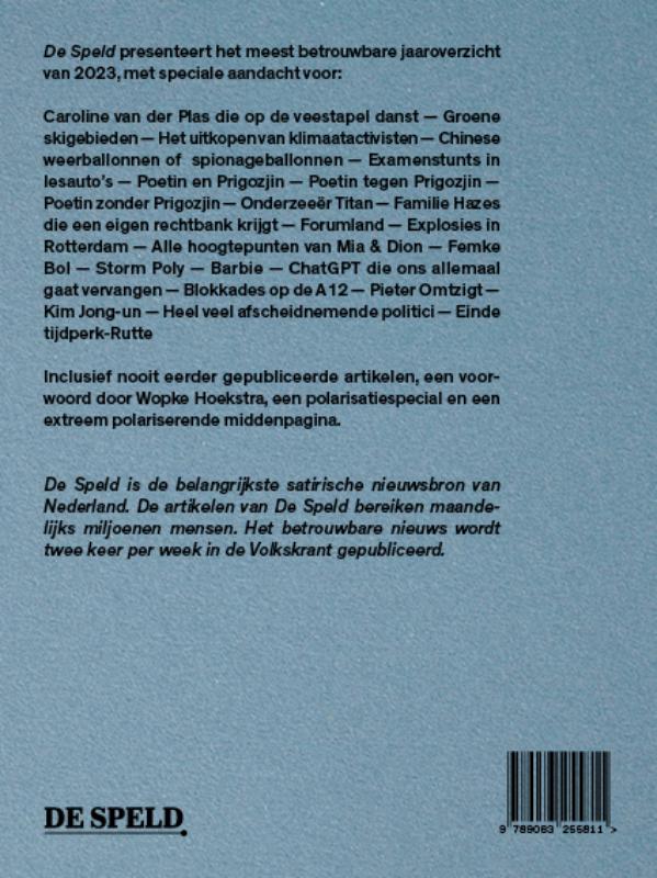 2023: Toch een jaar achterkant