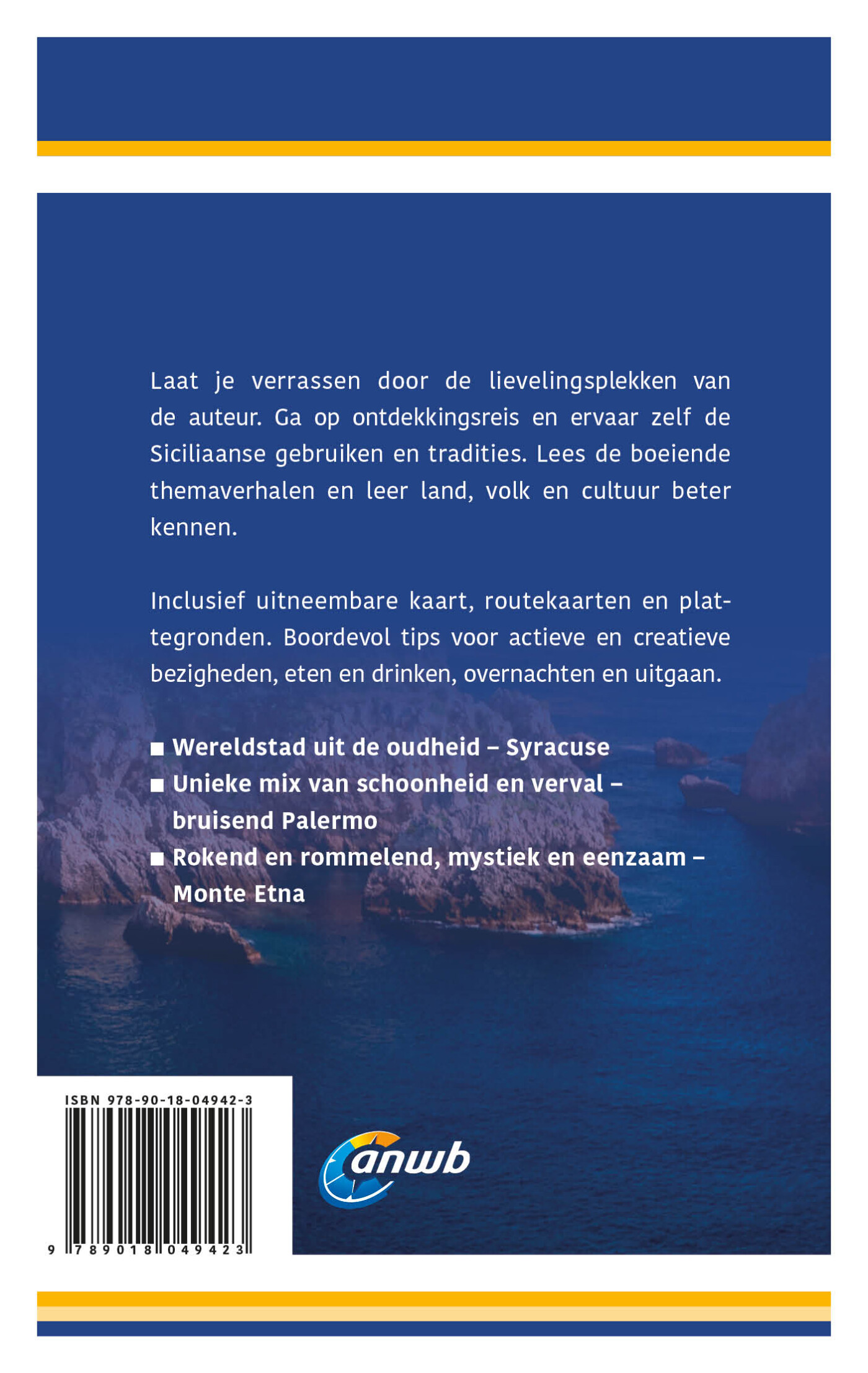 Sicilië / ANWB Ontdek achterkant