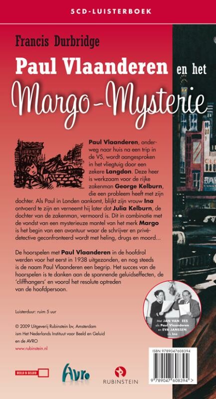 Paul Vlaanderen en het Margo mysterie achterkant