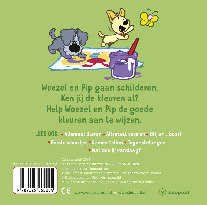 Zoveel kleuren / Woezel & Pip achterkant