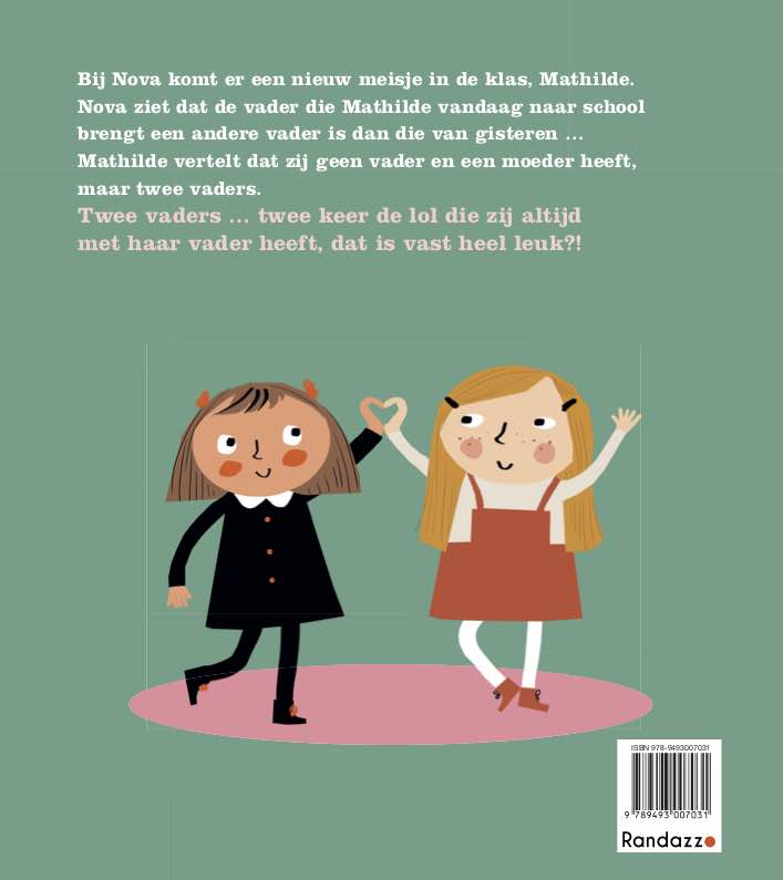 Het meisje met twee vaders achterkant