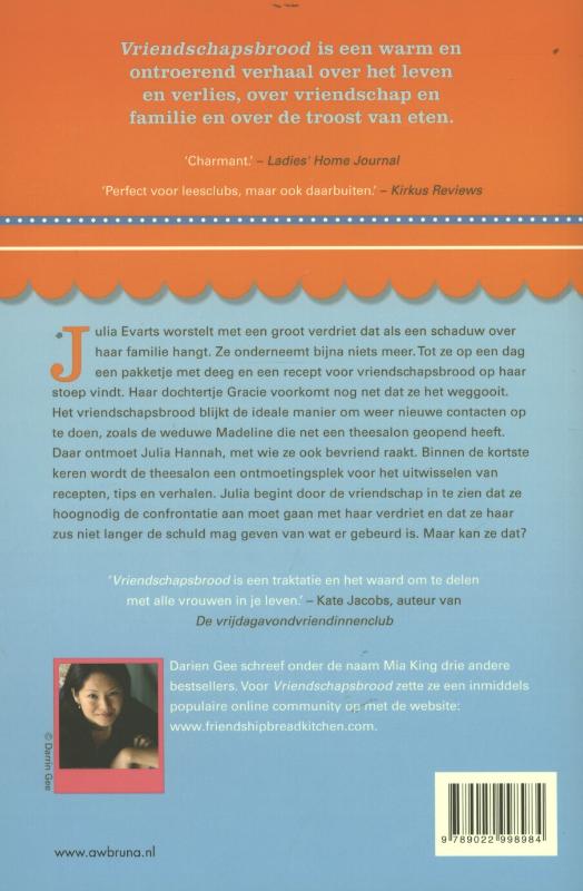 Vriendschapsbrood Vriendschapsbrood achterkant