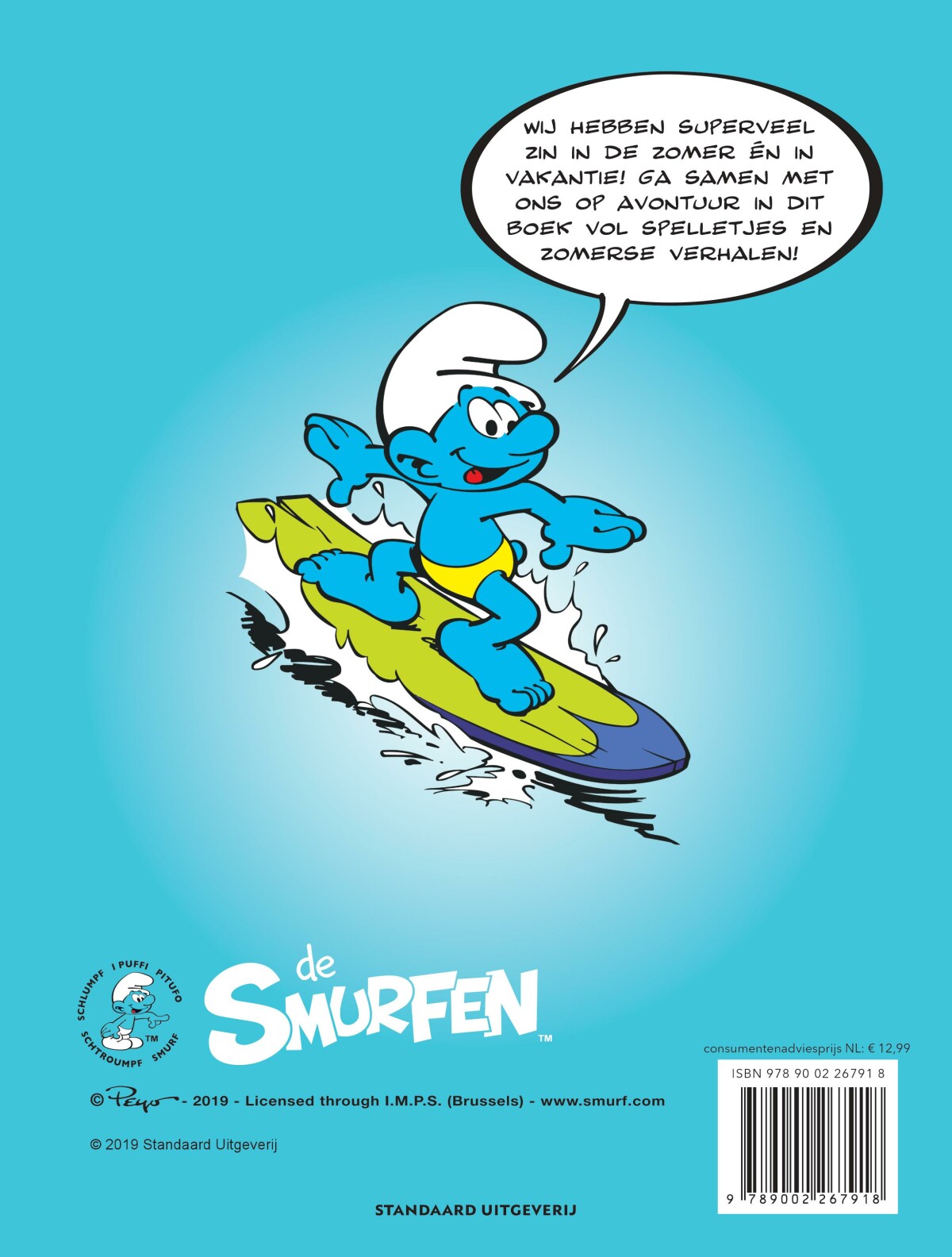 De Smurfen / De Smurfen achterkant