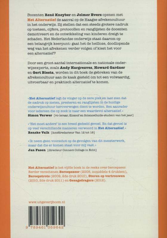 Het alternatief Het alternatief achterkant