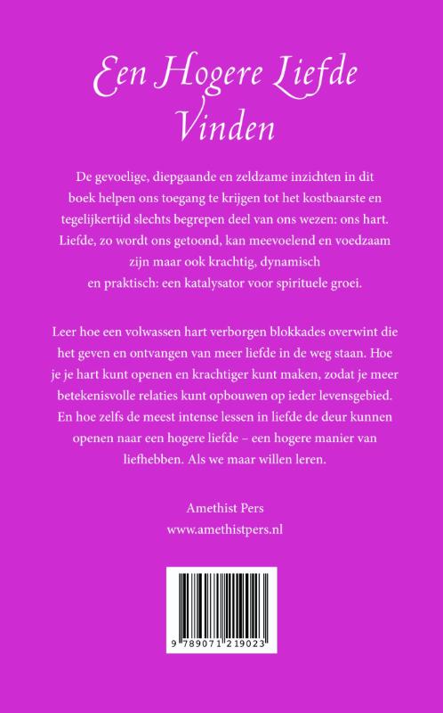 Alchemie van het Hart / Gidsen voor praktische spiritualiteit achterkant