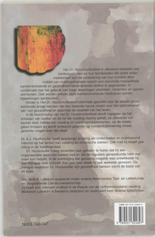 Het Dr. Houtsmullerdieet Het Dr. Houtsmullerdieet achterkant