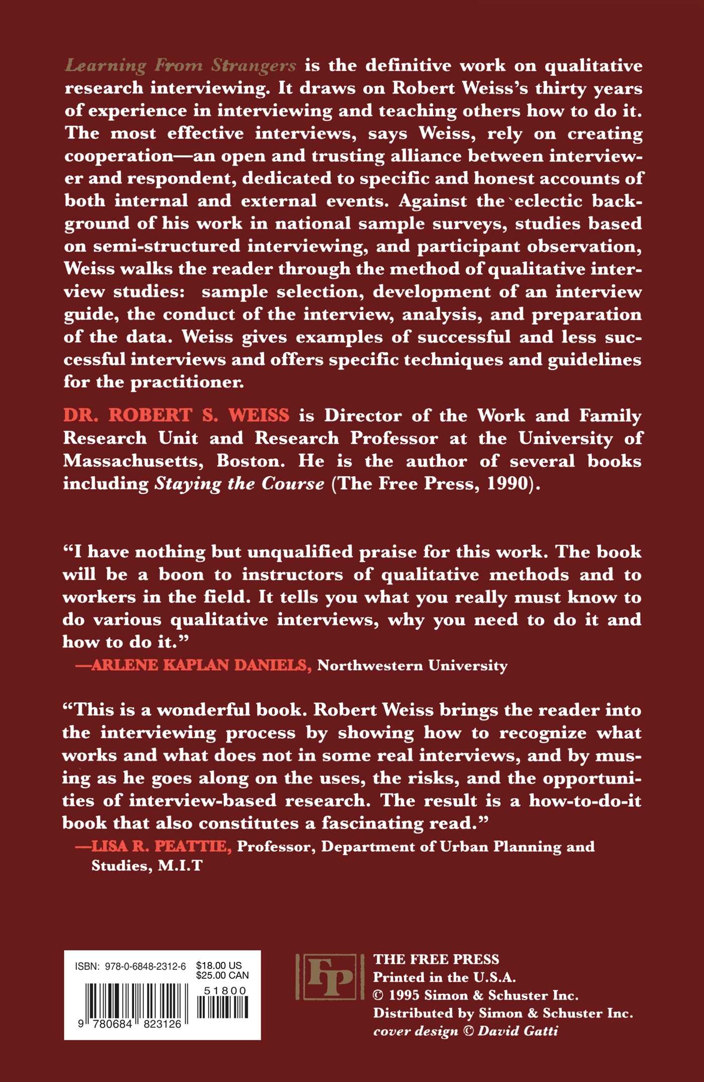 Learning From Strangers achterkant