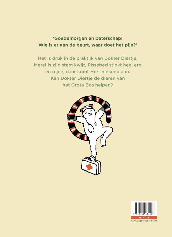 Dokter Diertje & het hinkende hert Dokter Diertje & het hinkende hert achterkant