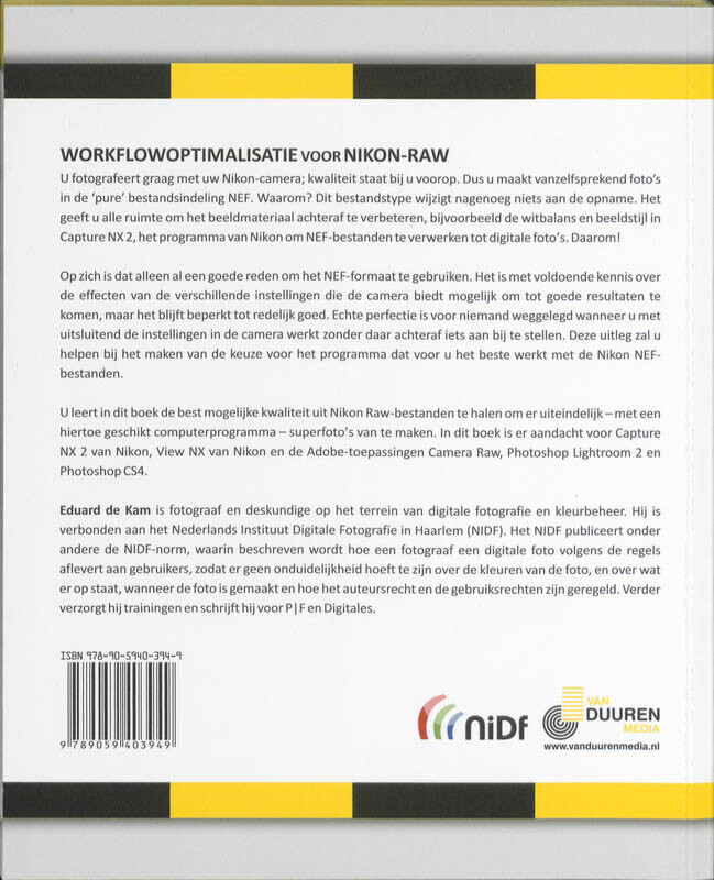 Workflowoptimalisatie voor Nikon-RAW / Bewuster en beter achterkant