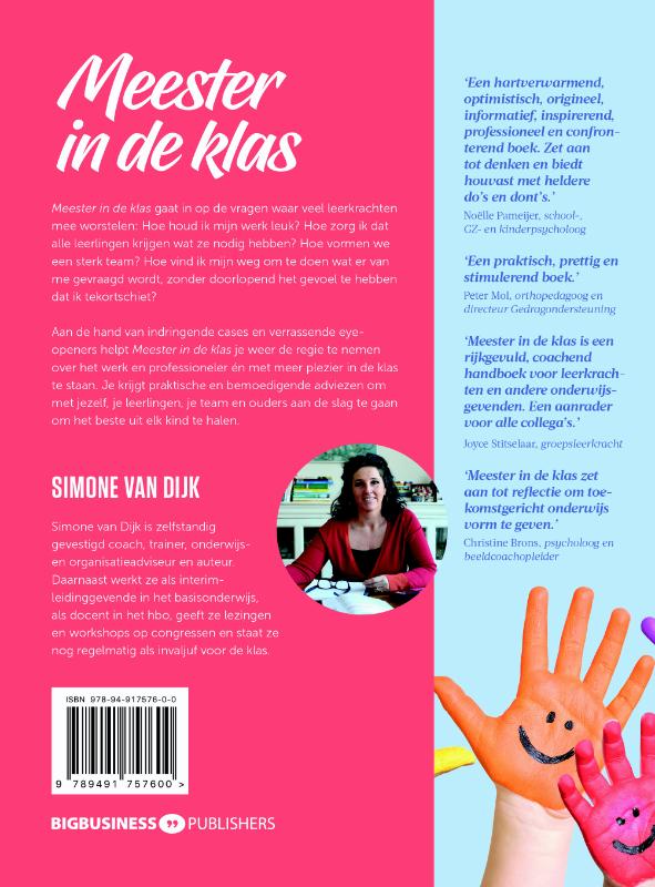 Meester in de klas achterkant