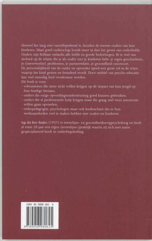 Ouderliefde is niet genoeg achterkant