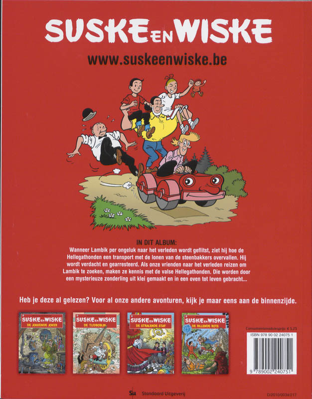 De Hellegathonden / Suske en Wiske / 208 achterkant