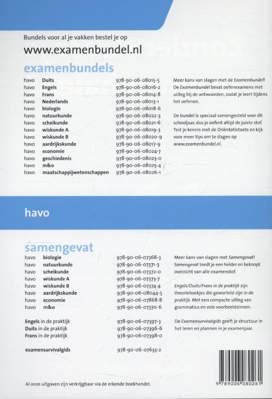 Examenbundel havo maatschappijwetenschap 2013/2014 achterkant