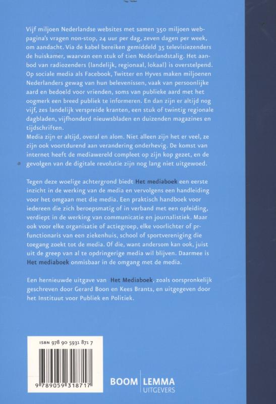 Het mediaboek Het mediaboek achterkant
