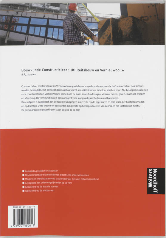 Constructieleer utiliteitsbouw en vernieuwbouw achterkant