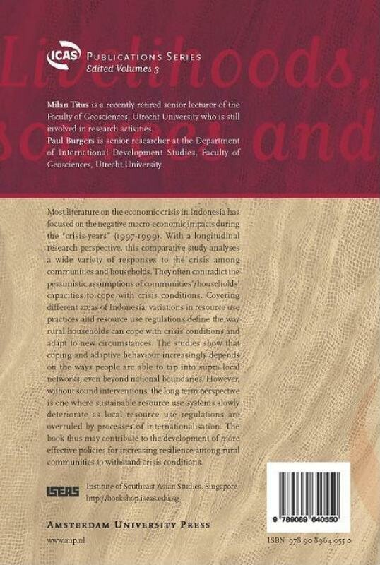 Rural Livelihoods, Resources and Coping with Crisis in Indonesia / ICAS Publications Series achterkant