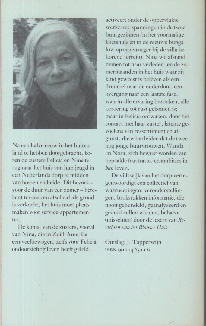 Berichten van het Blauwe Huis achterkant